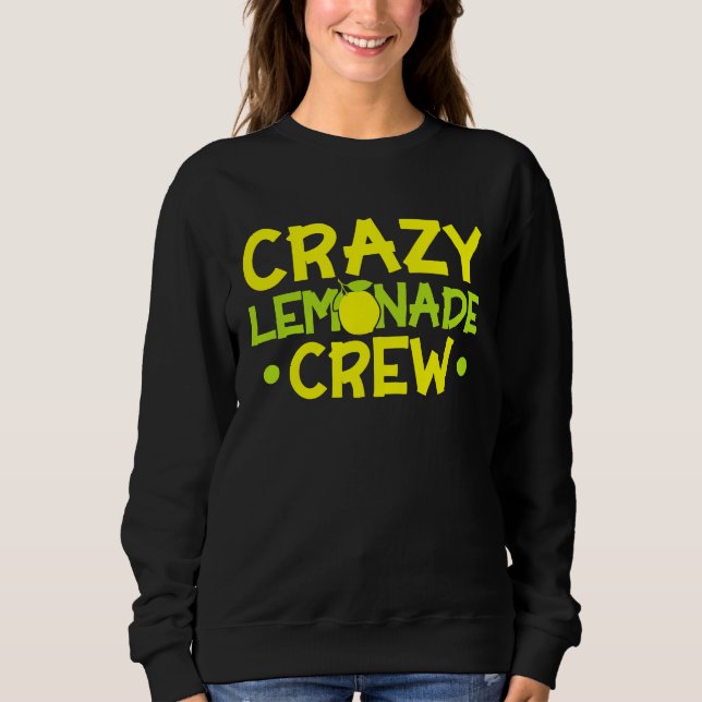 Sudadera Crazy Lemonade Crew Lemonade Stand Lemon Juice Bus (Anverso)