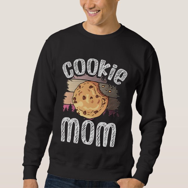 Sudadera Crazy Mom Baking Mama Baker Chef Dessert Mothers D (Anverso)