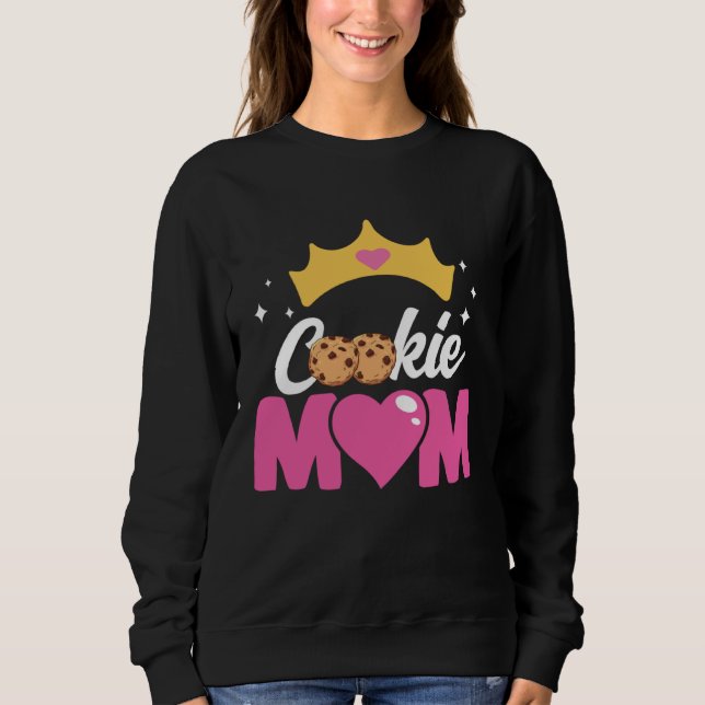 Sudadera Crazy Mom Baking Mama Baker Chef Dessert Mothers D (Anverso)
