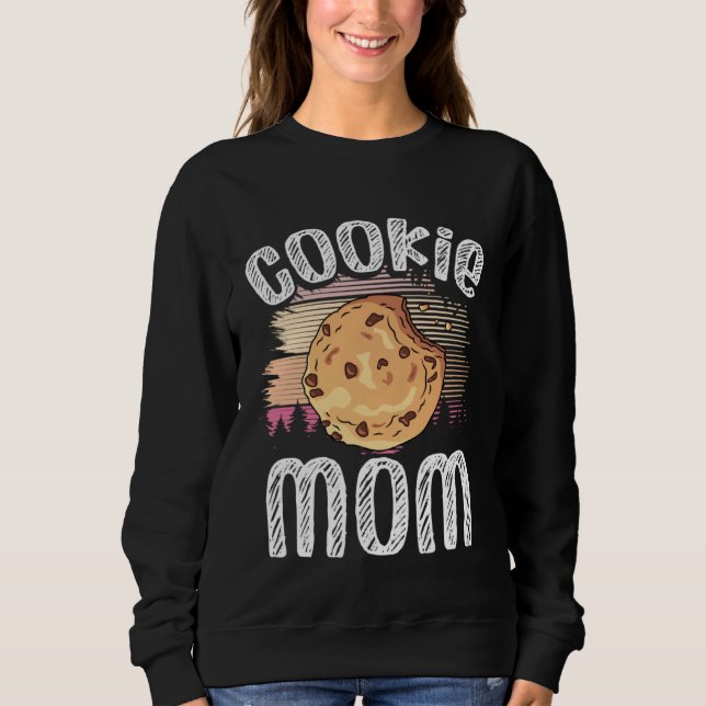 Sudadera Crazy Mom Baking Mama Baker Chef Dessert Mothers D (Anverso)
