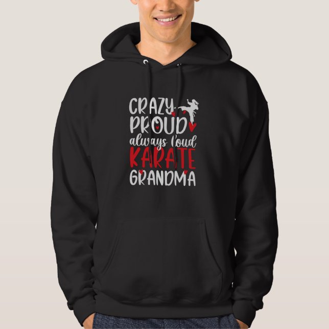 Sudadera Crazy Oral Karate Abuela Karate Abuela 1 (Anverso)