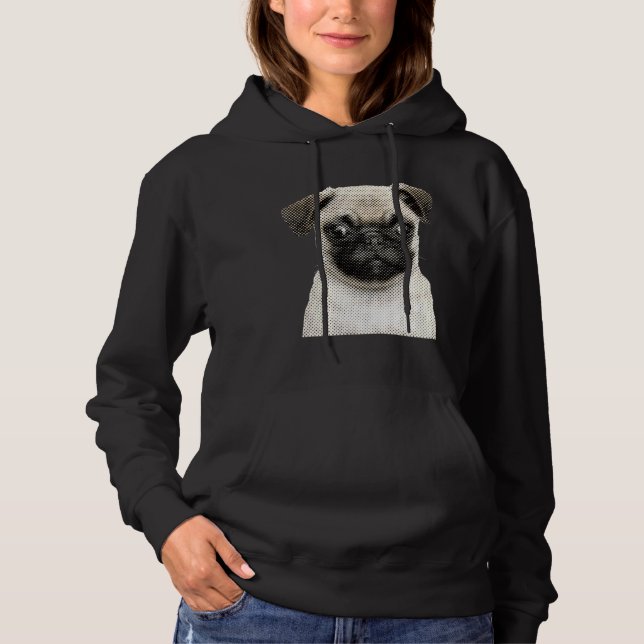 Sudadera CRAZY PUG Classic T-Shirt 772 (Anverso)