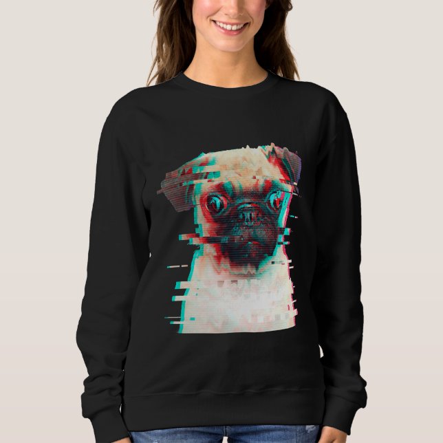 Sudadera CRAZY PUG Classic T-Shirt 841 (Anverso)