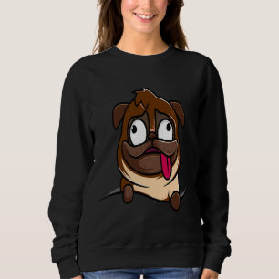 Sudadera Crazy Pug Lady Classic T-Shirt 209