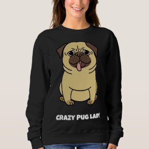 Sudadera CRAZY PUG LADY Classic T-Shirt 301