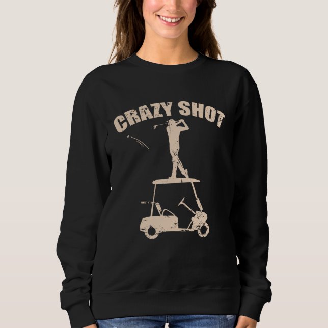 Sudadera Crazy Shot Golf Golf Car Trendsport (Anverso)