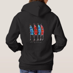 Sudadera crea el tuyo: Gente Feliz Guerreros Maasai Caminan