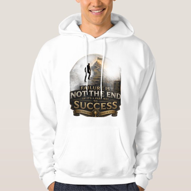 Sudadera crea tu mentalidad positiva de futuro (Anverso)