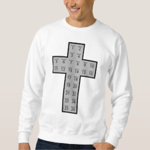 Sudadera Crea tu propia cruz cristiana de 26 fotos