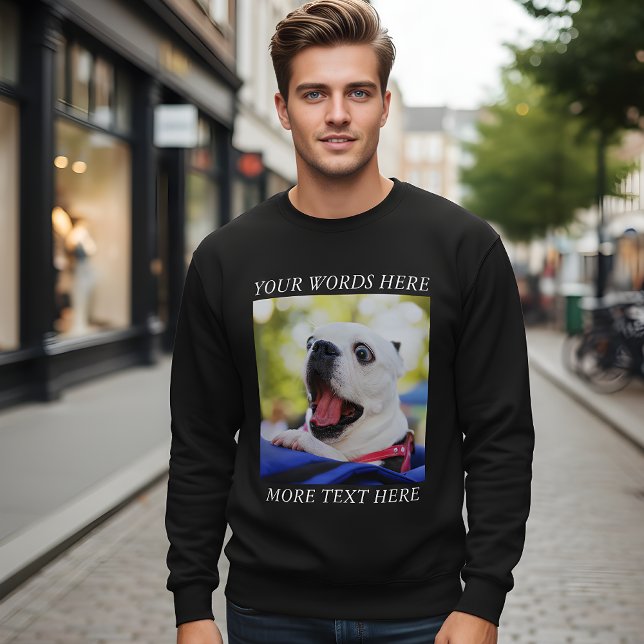 Sudadera Crea tu propia foto y texto (Subido por el creador)