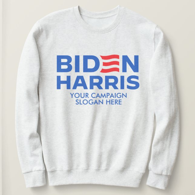 Sudadera Crea tu propio Biden Harris 2024 (Anverso del diseño)
