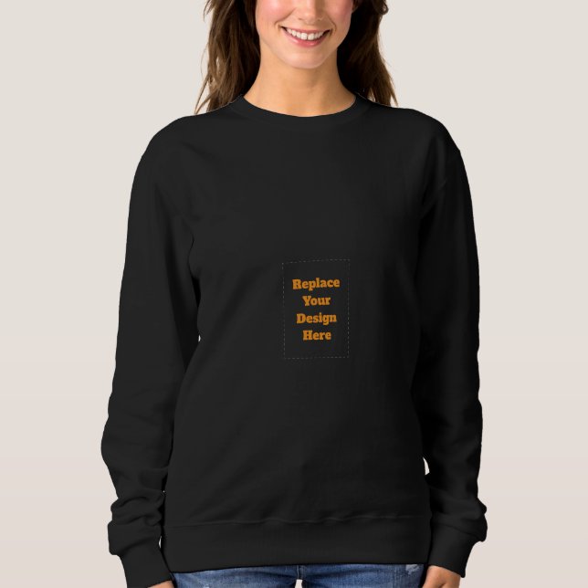 Sudadera Crea tu propio blanco  (Anverso)