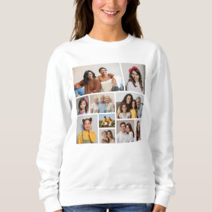 Sudadera Crea tu propio collage de 10 fotos