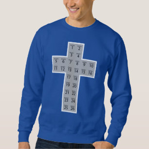 Sudadera Crea tu propio collage de fotos de 26 cruces crist