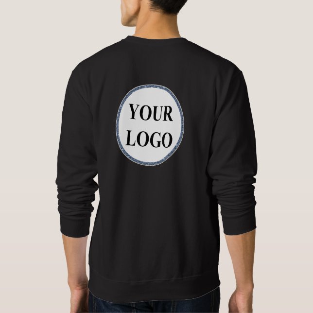 Sudadera Crea tu propio logotipo comercial Añade tu logotip (Reverso)