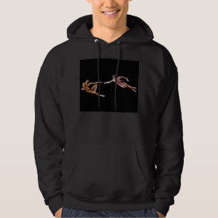 Sudadera Creación de la pintura del fractal de Adán Miguel
