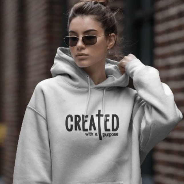 Sudadera Creado con un propósito (Subido por el creador)