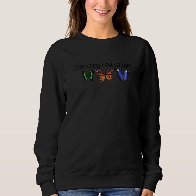 Sudadera Creado Para Mariposa Gloriosa (Anverso)