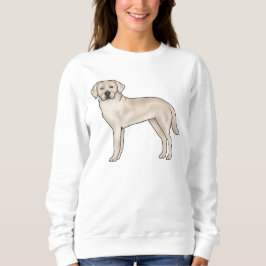 Sudadera Cream Labrador inglés recuperador perro de laborat