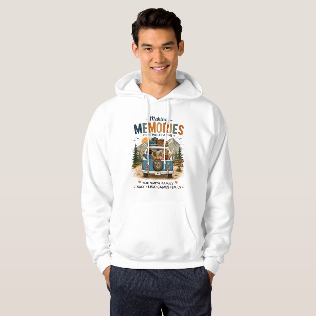 Sudadera Creando Recuerdos una Milla a la Vez | Familia Per (Anverso completo)