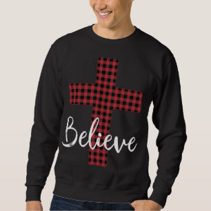 Sudadera Créanme cruzada Jesús Búfalo Puso Cristo Cristiano