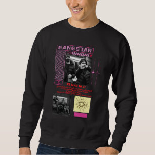 Sudadera crear diseño de camiseta de streetwear urbano y gr