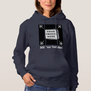 Sudadera Crear su propia plantilla de Personalizado Regalos