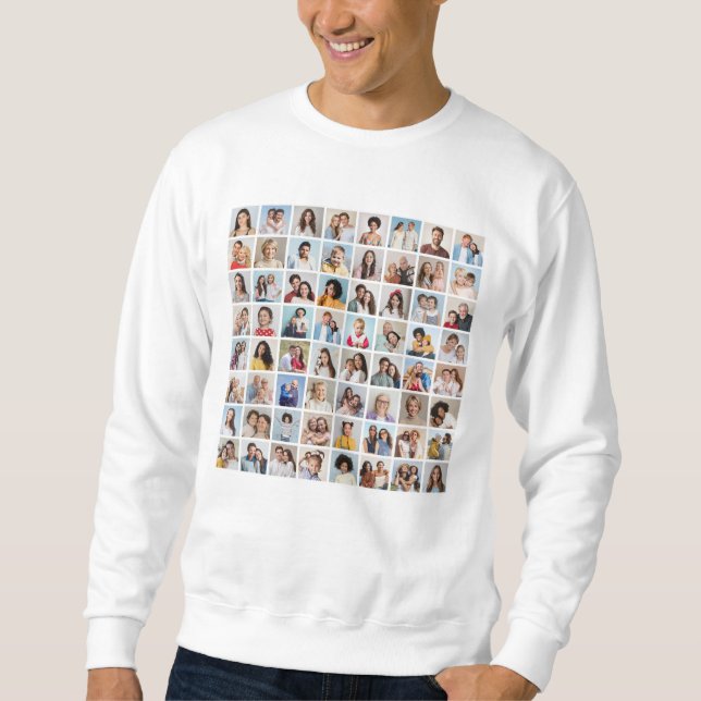 Sudadera Crear su propio Collage de fotos 64 (Anverso)