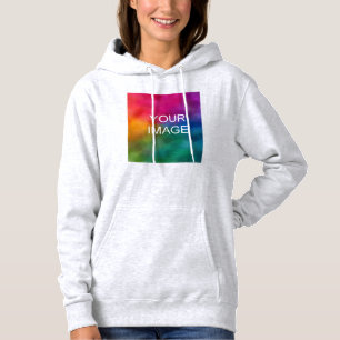 Sudadera Crear su propio texto Cargar foto mujeres mujeres