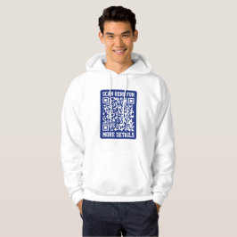 Sudadera Crear un código QR escaneado | Azul marino (editab