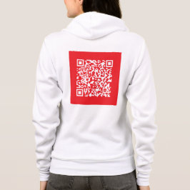 Sudadera Crear un código QR rojo analizable (modificable)