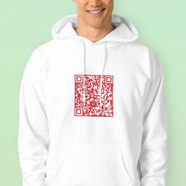 Sudadera Crear un código QR rojo analizable (modificable)
