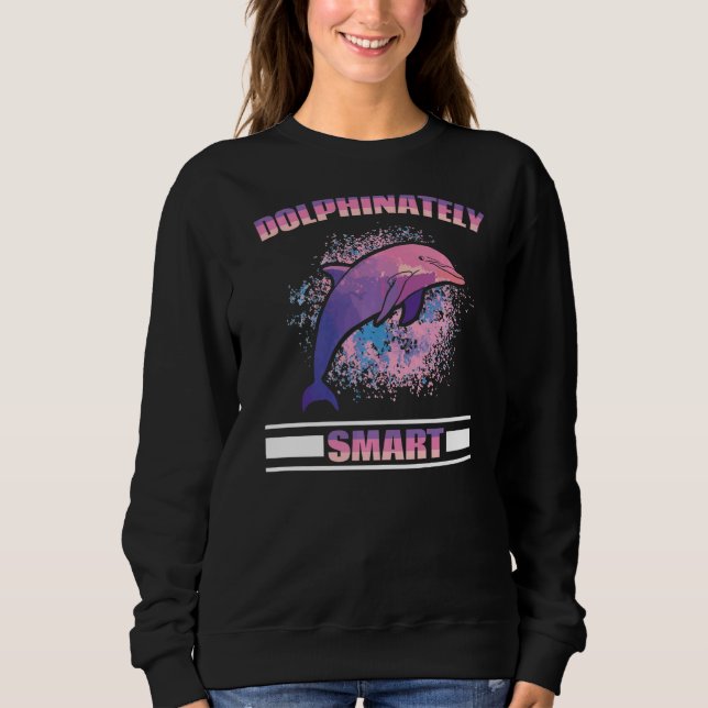 Sudadera Creatividad del mar delfín delfinado (Anverso)