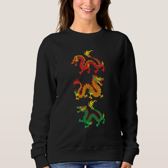 Sudadera Creatura de fantasía Asia China China China Cultur (Anverso)