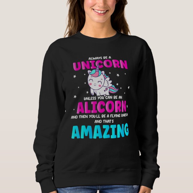 Sudadera Creatura legendaria de la Fantasía de Unicornio má (Anverso)