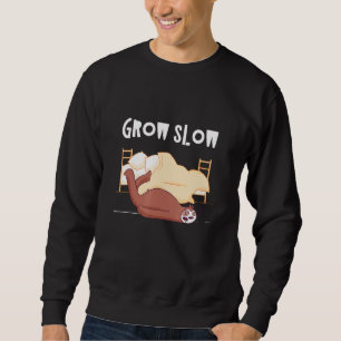Sudadera Crecer lentos lentos lentos lemas inactivos 6