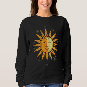 Sudadera Creciente de sol luna astronomía cuerpo celeste Bo