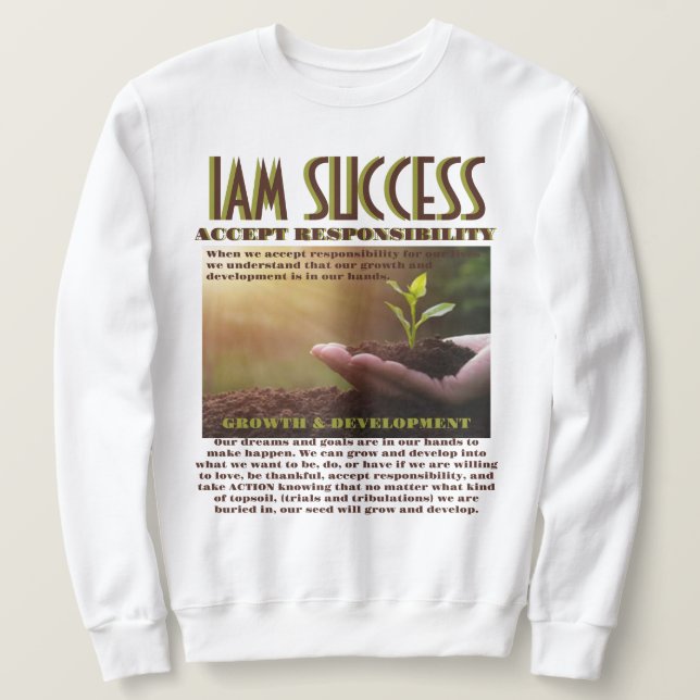 SUDADERA CRECIMIENTO Y DESARROLLO (Anverso del diseño)
