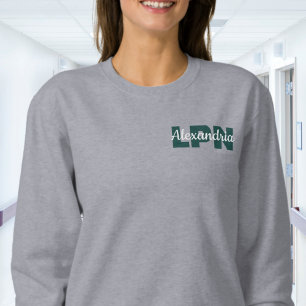 Sudadera Credenciales personalizadas de LPN con nombre