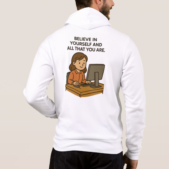 SUDADERA CREE EN TI MISMO Y EN TODO LO QUE SEA (Reverso)