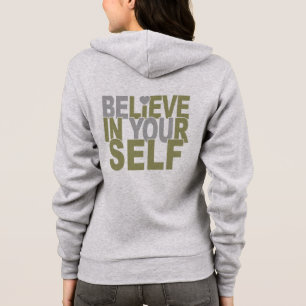 Sudadera CREE EN USTED MISMO nombre personalizado