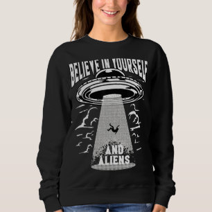 Sudadera Cree En Usted Y En Los Extranjeros Ufo Abducción F