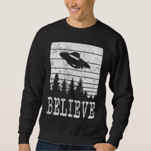 Sudadera Cree Estilo Afligido Extraterrestre OVNI