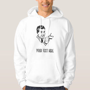 SUDADERA CREE SUS PROPIOS REGALOS RETROS DEL HOMBRE DEL