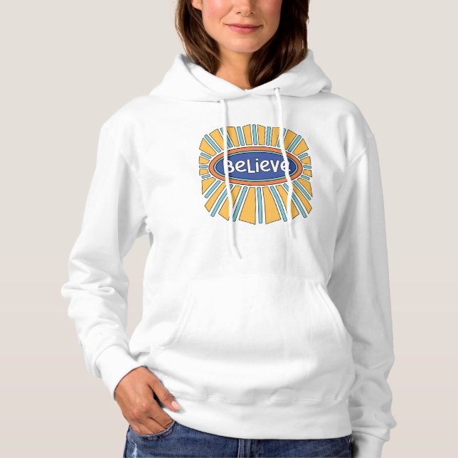 Sudadera Cree - Tenga Fe (Anverso)