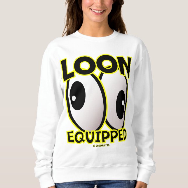Sudadera Creekrat Personalizado Studios "Loon Equipped" 202 (Anverso)