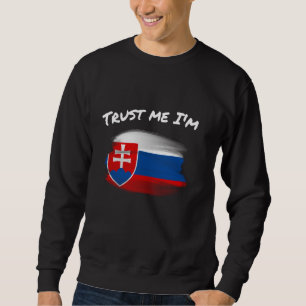 Sudadera Créeme, soy eslovaco - Vintage Slovakia Flag Pride
