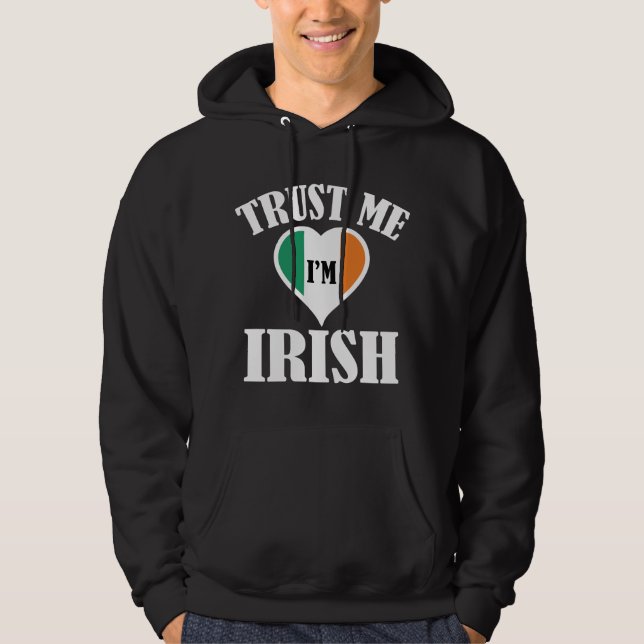 Sudadera Créeme, soy irlandés (Anverso)