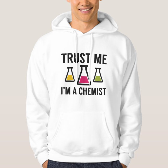 Sudadera Créeme, soy un químico (Anverso)