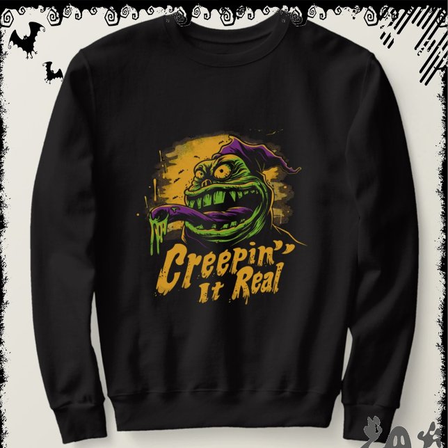 Sudadera Creepin’ It Real  | ExDesigner | Halloween (Subido por el creador)